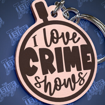 Intra απο ξύλο plywood 3mm-4mm πάχος – Πακέτο κοπής λέιζερ με μπρελόκ True Crime Δίασταση  5x5 cm INTRAFABR-99392627 - Image 5