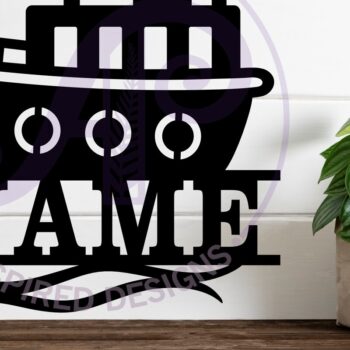 Intra απο ξύλο plywood 3mm-4mm πάχος – Σήμα ονόματος ρυμουλκού Αρχείο κοπής με λέιζερ Δίασταση  20x20 cm INTRAFABR-107326935 - Image 2