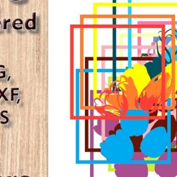 Intra απο ξύλο plywood 3mm-4mm πάχος – Αρχεία λέιζερ 3D Tulips Δίασταση  20x20 cm INTRAFABR-108943998 - Image 3