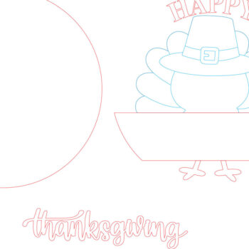 Intra απο ξύλο plywood 3mm-4mm πάχος – Κρεμάστρα πόρτας γαλοπούλας κομμένο αρχείο Δίασταση  20x20 cm INTRAFABR-110613894 - Image 4