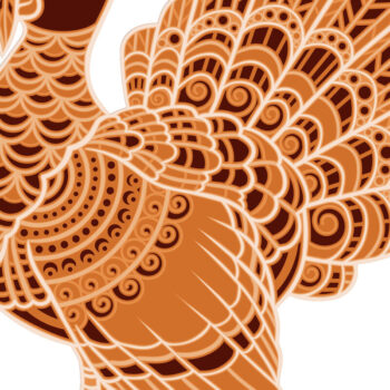 Intra απο ξύλο plywood 3mm-4mm πάχος – Αρχεία περικοπής Τουρκίας - Ευχαριστιών Δίασταση  20x20 cm INTRAFABR-13279864 - Image 5