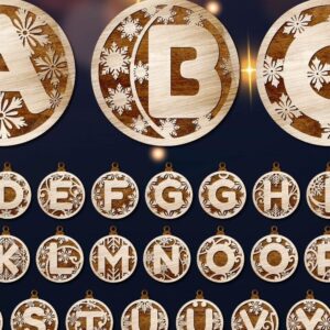 Intra απο ξύλο plywood 3mm-4mm πάχος – Πρότυπα κομμένα στολίδια τουρκικού αλφαβήτου Δίασταση  20x20 cm INTRAFABR-82192569