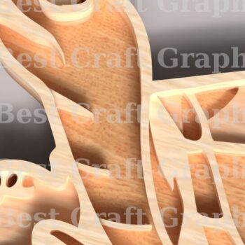 Intra απο ξύλο plywood 3mm-4mm πάχος – Turtle Multilayer, Turtle Δίασταση  20x20 cm INTRAFABR-119169750 - Image 3