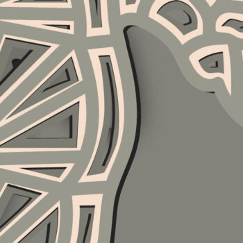 Intra απο ξύλο plywood 3mm-4mm πάχος – Χελώνα Πολυστρωματικό/Χελώνα Κοπή χαρτιού Δίασταση  20x20 cm INTRAFABR-67710322 - Image 6