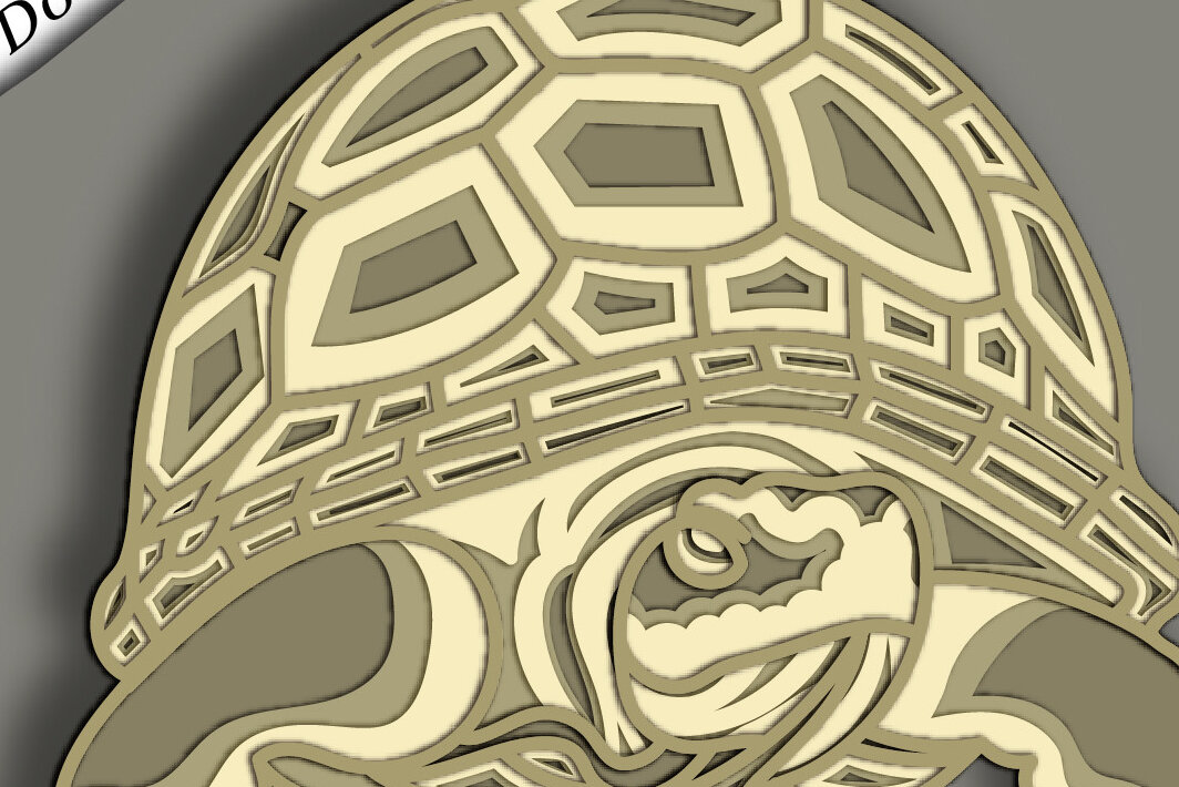 Intra απο ξύλο plywood 3mm-4mm πάχος – Χελώνα Πολυστρωματικό/Χελώνα Κοπή χαρτιού Δίασταση  20x20 cm INTRAFABR-62184681