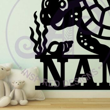 Intra απο ξύλο plywood 3mm-4mm πάχος – Πρότυπο κοπής με λέιζερ Sin Name Turtle Δίασταση  20x20 cm INTRAFABR-91313556 - Image 2