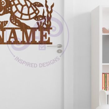 Intra απο ξύλο plywood 3mm-4mm πάχος – Πρότυπο κοπής με λέιζερ Sin Name Turtle Δίασταση  20x20 cm INTRAFABR-91313556 - Image 4