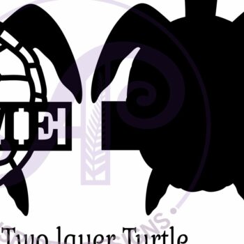 Intra απο ξύλο plywood 3mm-4mm πάχος – Πρότυπο κοπής με λέιζερ Sin Name Turtle Δίασταση  20x20 cm INTRAFABR-91234729 - Image 3