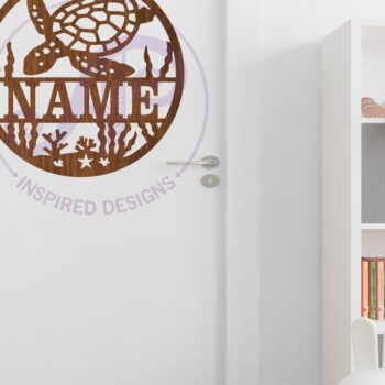 Intra απο ξύλο plywood 3mm-4mm πάχος – Επιγραφή τοίχου με όνομα χελώνας, Αρχείο Δίασταση  40x30 cm INTRAFABR-113958989 - Image 4