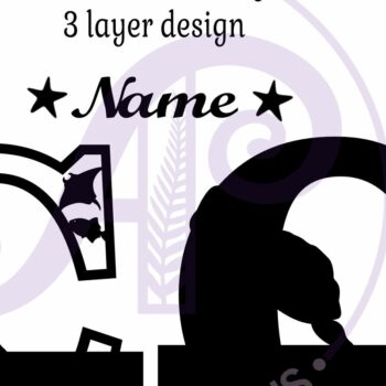 Intra απο ξύλο plywood 3mm-4mm πάχος – Μονόγραμμα κεφαλαιουχικής χελώνας Γράμμα C Δίασταση  20x20 cm INTRAFABR-94203844 - Image 2