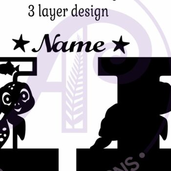 Intra απο ξύλο plywood 3mm-4mm πάχος – Μονόγραμμα κεφαλαίου της χελώνας Ωκεανός Επιστολή I Δίασταση  20x20 cm INTRAFABR-94204005 - Image 2