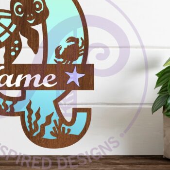 Intra απο ξύλο plywood 3mm-4mm πάχος – Μονόγραμμα κεφαλαίου της χελώνας Ωκεανός Γράμμα Q Δίασταση  20x20 cm INTRAFABR-94204492 - Image 1