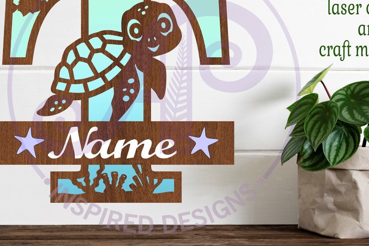 Intra απο ξύλο plywood 3mm-4mm πάχος – Μονόγραμμα κεφαλαίου της χελώνας T Δίασταση  20x20 cm INTRAFABR-94204655