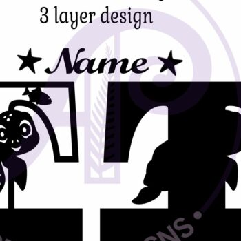 Intra απο ξύλο plywood 3mm-4mm πάχος – Μονόγραμμα κεφαλαίου της χελώνας T Δίασταση  20x20 cm INTRAFABR-94204655 - Image 2