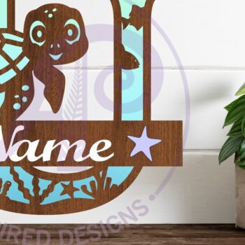 Intra απο ξύλο plywood 3mm-4mm πάχος – Μονόγραμμα κεφαλαίου της χελώνας U Δίασταση  20x20 cm INTRAFABR-94204701 - Image 1