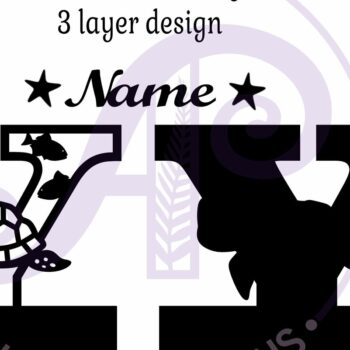 Intra απο ξύλο plywood 3mm-4mm πάχος – Μονόγραμμα κεφαλαίου της χελώνας Ωκεανός Γράμμα Y Δίασταση  20x20 cm INTRAFABR-94204842 - Image 2