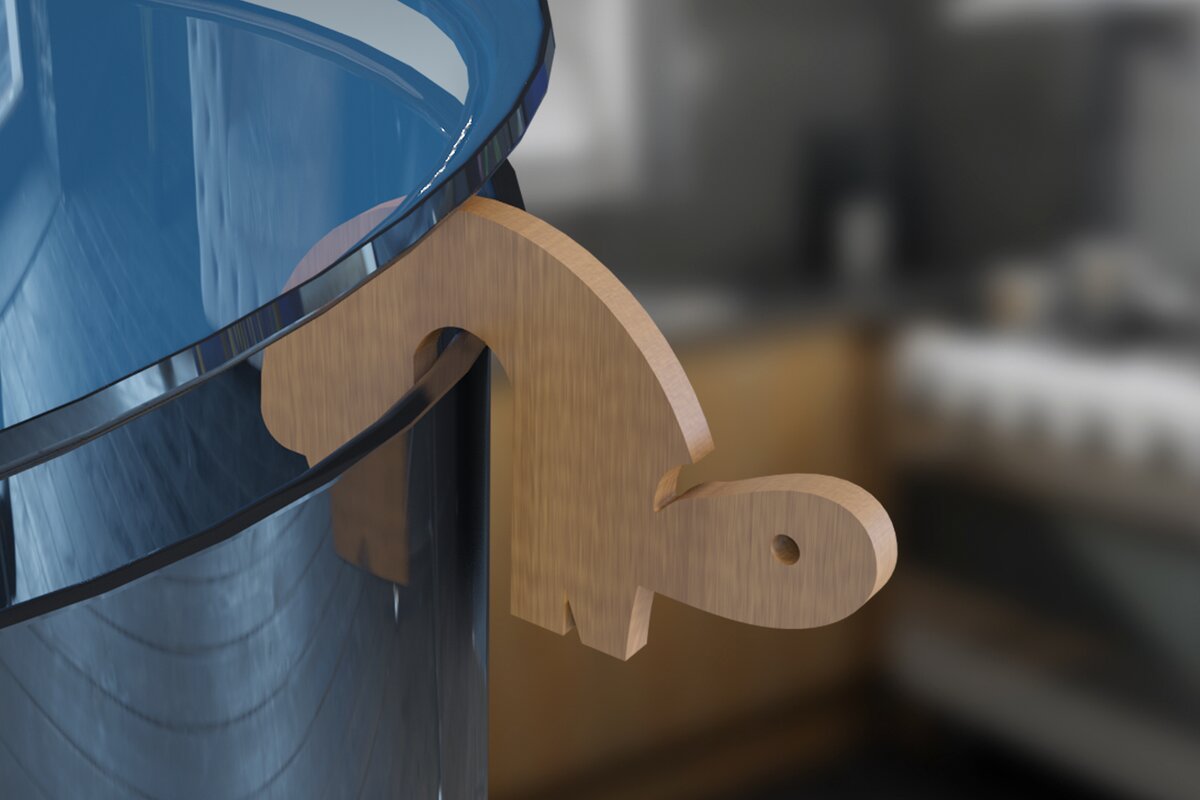 Intra απο ξύλο plywood 3mm-4mm πάχος – Χελώνα. Pot Prop Laser Δίασταση  20x20 cm INTRAFABR-79049779