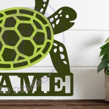 Intra απο ξύλο plywood 3mm-4mm πάχος – Σήμα ονόματος χελώνας Σχεδιασμός δύο επιπέδων Δίασταση  20x20 cm INTRAFABR-100717036 - Image 1