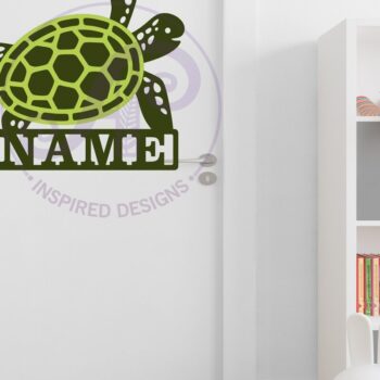 Intra απο ξύλο plywood 3mm-4mm πάχος – Σήμα ονόματος χελώνας Σχεδιασμός δύο επιπέδων Δίασταση  20x20 cm INTRAFABR-100717036 - Image 3