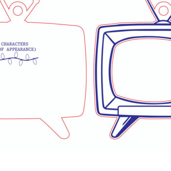 Intra απο ξύλο plywood 3mm-4mm πάχος – Οικογενειακό Χριστουγεννιάτικο Στολίδι TV Δίασταση  20x20 cm INTRAFABR-110860482 - Image 3