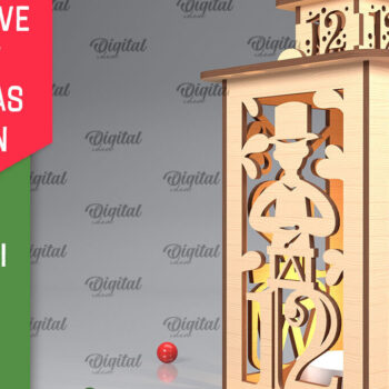 Intra απο ξύλο plywood 3mm-4mm πάχος – Πακέτο λέιζερ Twelve Days of XMas Lantern Δίασταση  20x20 cm INTRAFABR-103367123 - Image 13