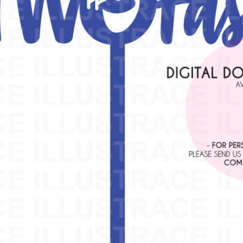 Intra απο ξύλο plywood 3mm-4mm πάχος – Δύο Fast Cake Topper Δίασταση  20x20 cm INTRAFABR-85271131 - Image 2