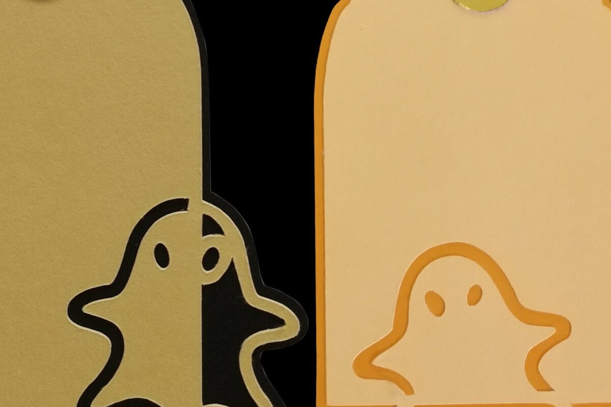 Intra απο ξύλο plywood 3mm-4mm πάχος – Δύο Ετικέτες Δώρου - Φάντασμα Δίασταση  20x20 cm INTRAFABR-38339952