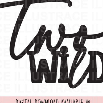 Intra απο ξύλο plywood 3mm-4mm πάχος – Δύο Wild Cake Topper Δίασταση  20x20 cm INTRAFABR-85822883 - Image 1