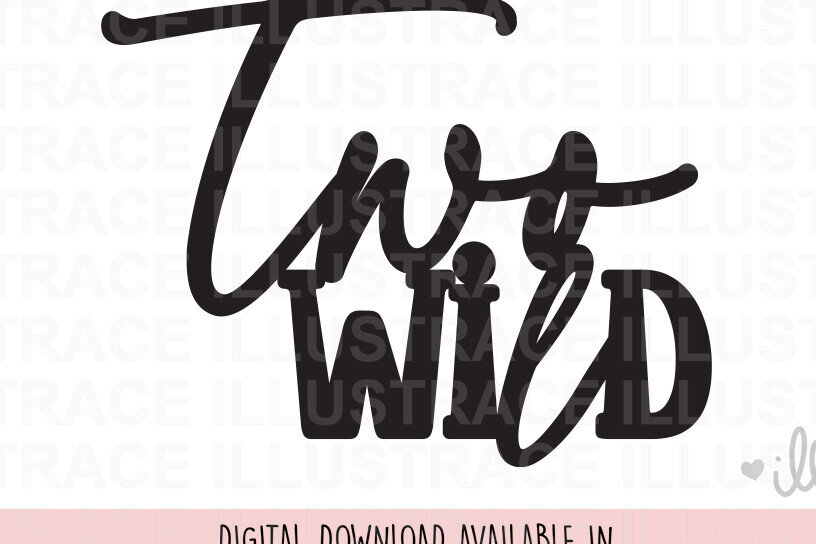 Intra απο ξύλο plywood 3mm-4mm πάχος – Δύο Wild Cake Topper Δίασταση  20x20 cm INTRAFABR-85822771