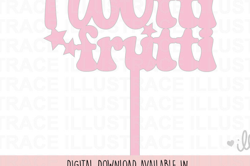 Intra απο ξύλο plywood 3mm-4mm πάχος – Twotti Fruits Δίασταση  20x20 cm INTRAFABR-86769296