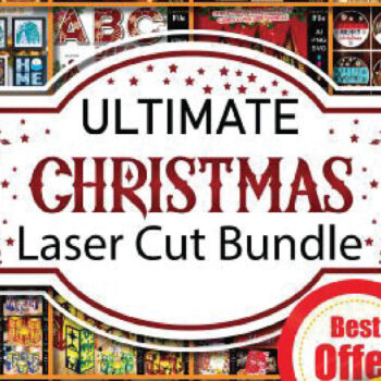 Intra απο ξύλο plywood 3mm-4mm πάχος – Απόλυτη χριστουγεννιάτικη δέσμη κοπής με λέιζερ Δίασταση  20x20 cm INTRAFABR-54220711 - Image 1