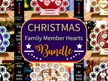 Intra απο ξύλο plywood 3mm-4mm πάχος – Απόλυτη χριστουγεννιάτικη δέσμη κοπής με λέιζερ Δίασταση  20x20 cm INTRAFABR-54220711 - Image 4