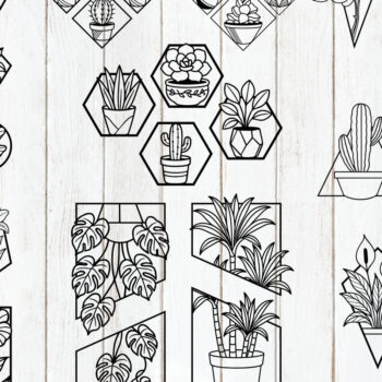 Intra απο ξύλο plywood 3mm-4mm πάχος – Ultimate Plant & Floral Bundle Δίασταση  20x20 cm INTRAFABR-124578719 - Image 1