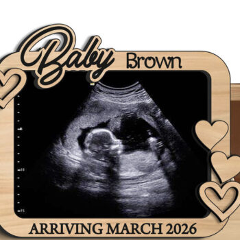 Intra απο ξύλο plywood 3mm-4mm πάχος – Υπερηχογράφημα Baby Frame Laser Δίασταση  45x45 cm INTRAFABR-122741049 - Image 4