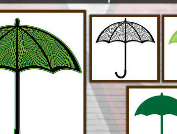 Intra απο ξύλο plywood 3mm-4mm πάχος – Umbrella Δίασταση  20x20 cm INTRAFABR-29318576 - Image 1