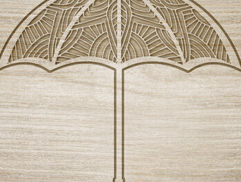 Intra απο ξύλο plywood 3mm-4mm πάχος – Umbrella Δίασταση  20x20 cm INTRAFABR-29318576 - Image 3