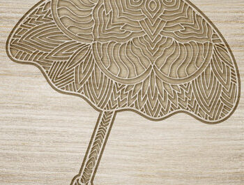 Intra απο ξύλο plywood 3mm-4mm πάχος – Umbrella Δίασταση  20x20 cm INTRAFABR-29318631 - Image 3