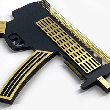 Intra απο ξύλο plywood 3mm-4mm πάχος – Αρχεία UMP Rubber Band Gun Glowforge Cut Δίασταση  20x20 cm INTRAFABR-37547832 - Image 3