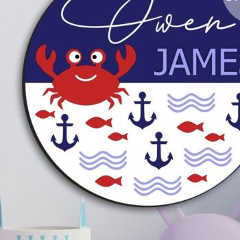 Intra απο ξύλο plywood 3mm-4mm πάχος – Κάτω από τη θάλασσα φυτώριο σημάδι Δίασταση  20x20 cm INTRAFABR-32724351 - Image 1