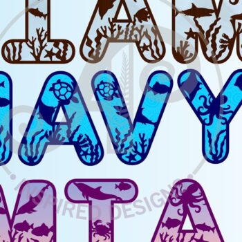 Intra απο ξύλο plywood 3mm-4mm πάχος – Υποβρύχιο σετ αλφαβήτου γραμμάτων. 47 Δίασταση  20x20 cm INTRAFABR-67068999 - Image 4