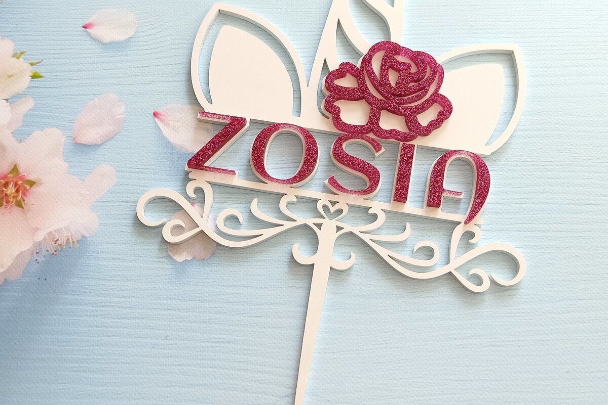 Intra απο ξύλο plywood 3mm-4mm πάχος – Τοπέρ για κέικ UNICORN Δίασταση  20x20 cm INTRAFABR-29940838