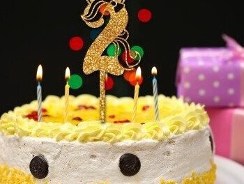 Intra απο ξύλο plywood 3mm-4mm πάχος – Μονόκερος Cake Topper Number Design Δίασταση  40x30 cm INTRAFABR-32687143 - Image 2