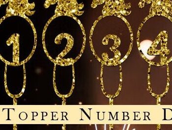 Intra απο ξύλο plywood 3mm-4mm πάχος – Unicorn Cake Topper Number Κοπή Laser Δίασταση  20x20 cm INTRAFABR-34210131 - Image 2