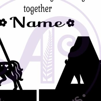 Intra απο ξύλο plywood 3mm-4mm πάχος – Μονόκερος κεφαλαίο μονόγραμμα επιστολή α Δίασταση  20x20 cm INTRAFABR-118319380 - Image 3