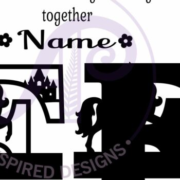 Intra απο ξύλο plywood 3mm-4mm πάχος – Μονόκερος κεφαλαίο μονόγραμμα Επιστολή F Δίασταση  20x20 cm INTRAFABR-118319313 - Image 3