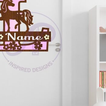 Intra απο ξύλο plywood 3mm-4mm πάχος – Μονόκερος κεφαλαίο μονόγραμμα Γράμμα L Δίασταση  20x20 cm INTRAFABR-118319231 - Image 2