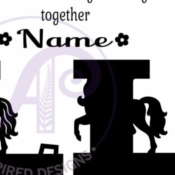 Intra απο ξύλο plywood 3mm-4mm πάχος – Μονόκερος κεφαλαίο μονόγραμμα Γράμμα L Δίασταση  20x20 cm INTRAFABR-118319231 - Image 3