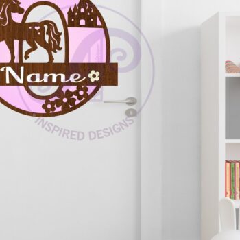 Intra απο ξύλο plywood 3mm-4mm πάχος – Μονόκερος κεφαλαίο μονόγραμμα Γράμμα O Δίασταση  20x20 cm INTRAFABR-118319184 - Image 2