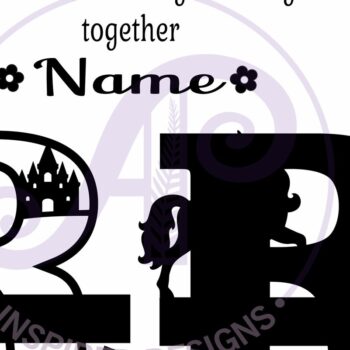 Intra απο ξύλο plywood 3mm-4mm πάχος – Μονόκερος κεφαλαίο μονόγραμμα Γράμμα R Δίασταση  20x20 cm INTRAFABR-118319130 - Image 3