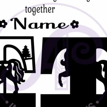 Intra απο ξύλο plywood 3mm-4mm πάχος – Μονόκερος κεφαλαίο μονόγραμμα Επιστολή Τ Δίασταση 20x20 cm INTRAFABR-118319090 - Image 3